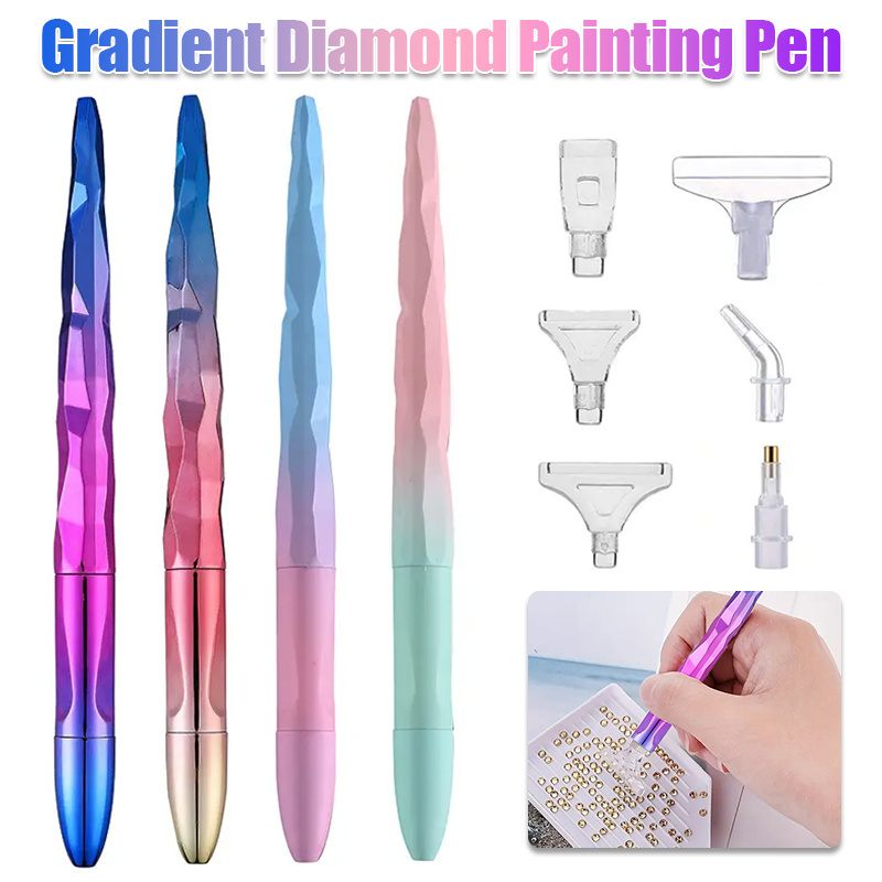 Resin Craft Kit - مجموعة أقلام رسم بالألماس المتدرج مع