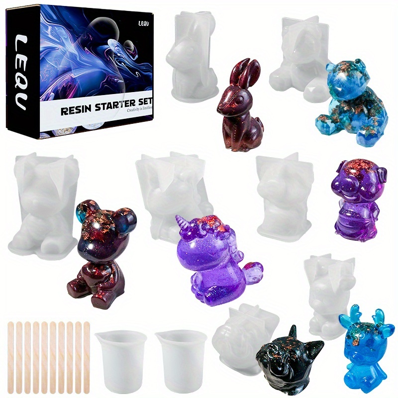 Resin Jewelry Kit - مجموعة قوالب مصنوعة من الراتنج مكونة