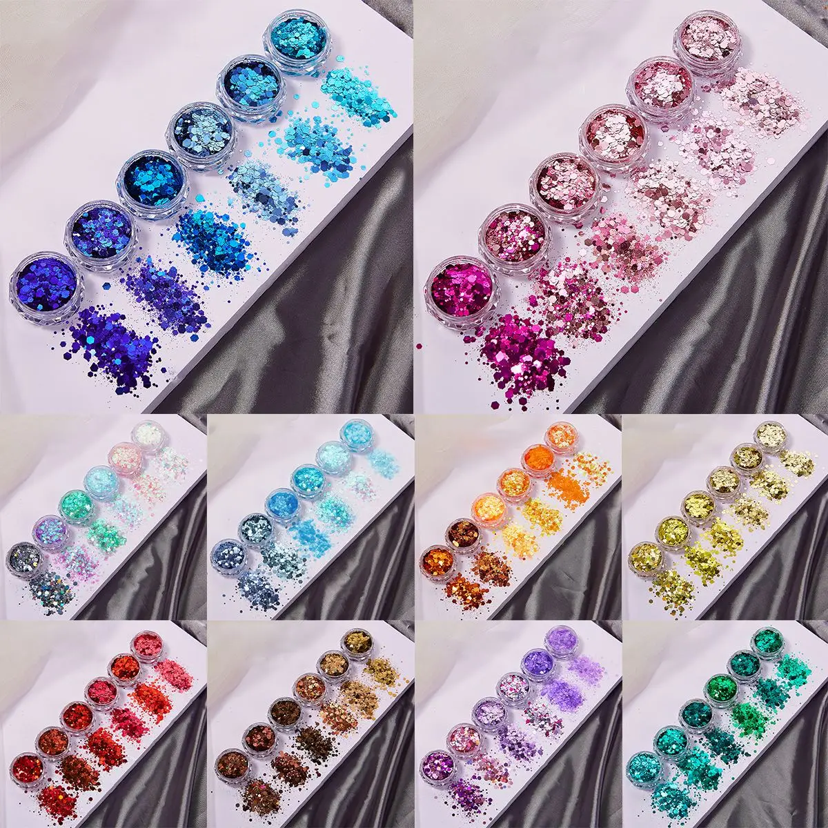 6 ألوان/مجموعة الراتنج تألق ال - مراجعة Resin Glitter Pack وسعره
