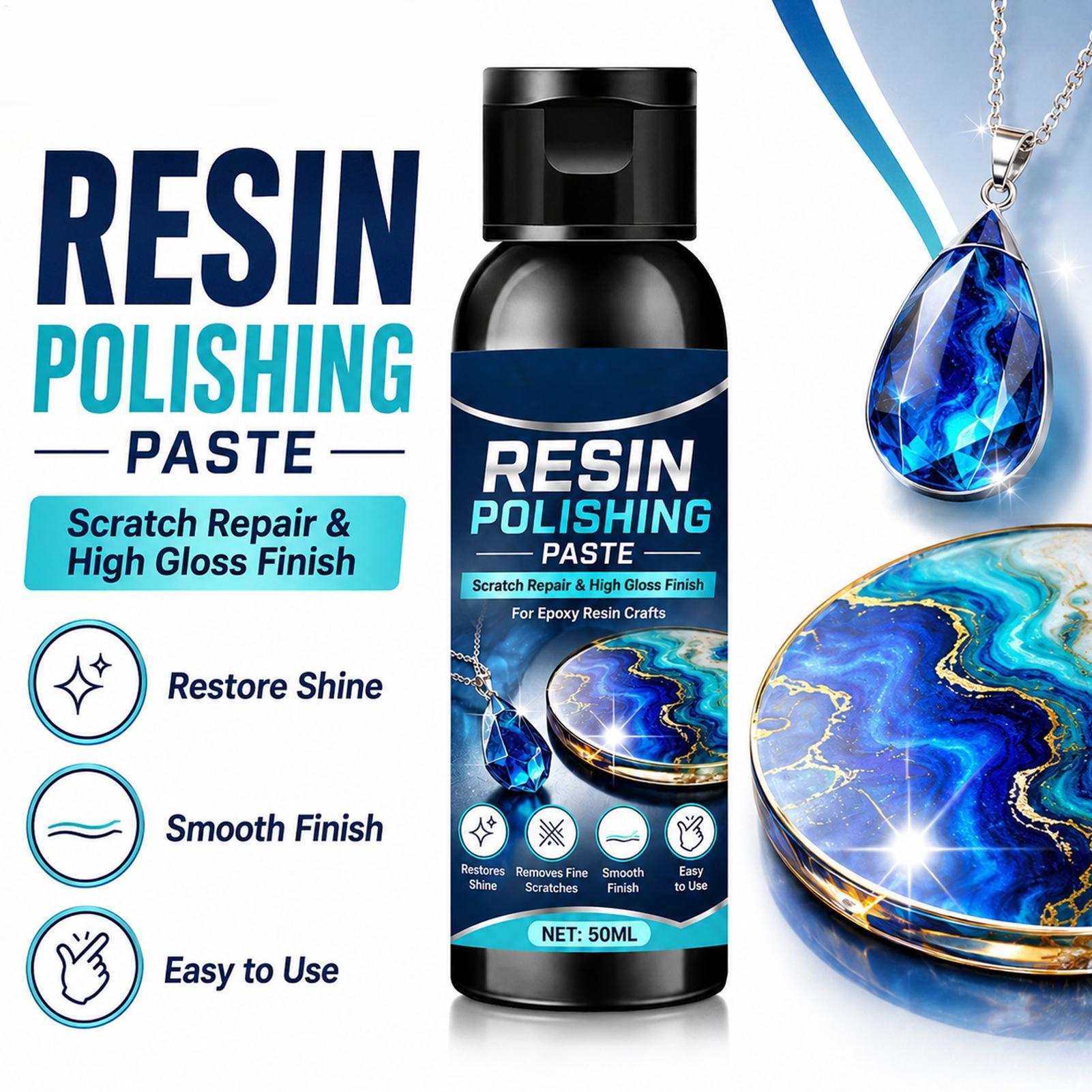 معجون تلميع الراتنج 50 مل، مزي - مراجعة Resin Craft Workshop وسعره