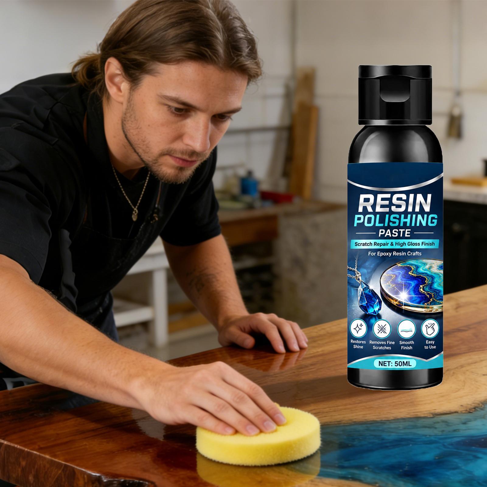 معجون تلميع وصقل الراتنج 50 مل - مراجعة Resin Craft Workshop وسعره