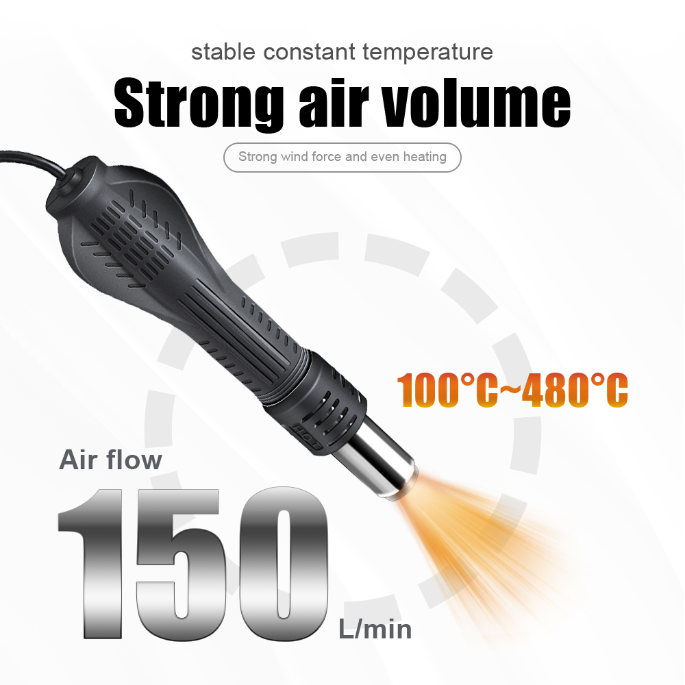 2 في 1 750 واط مسدس هواء ساخن  - مراجعة Heat Gun Small وسعره