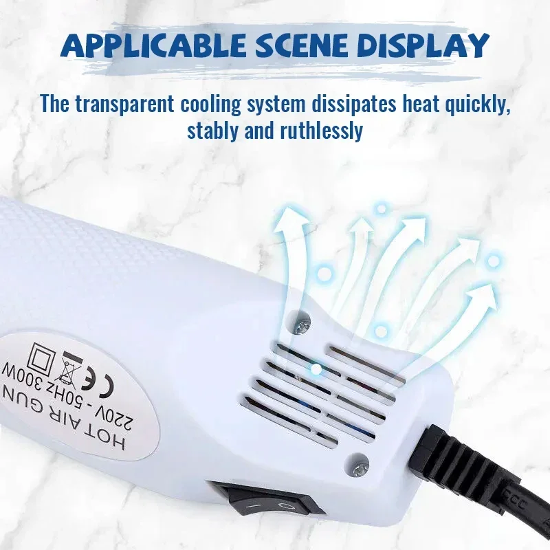 مسدس هواء ساخن 300 واط 220 فول - مراجعة Heat Gun Small وسعره
