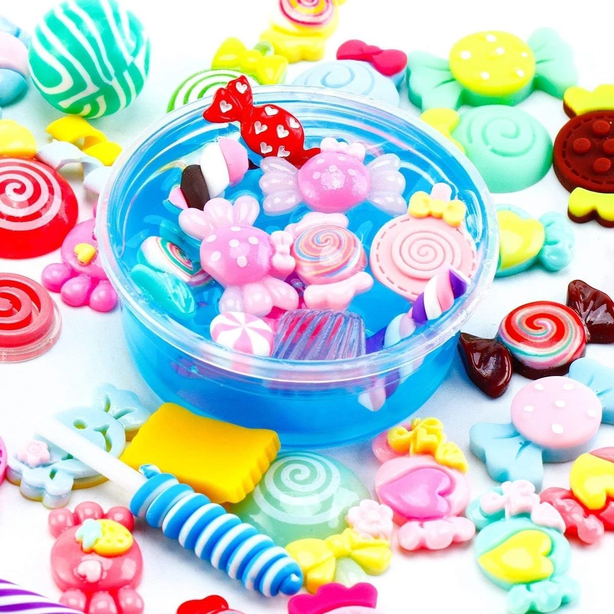 30 قطعة حلوى عشوائية الوحل الس - مراجعة Resin Craft Kit وسعره