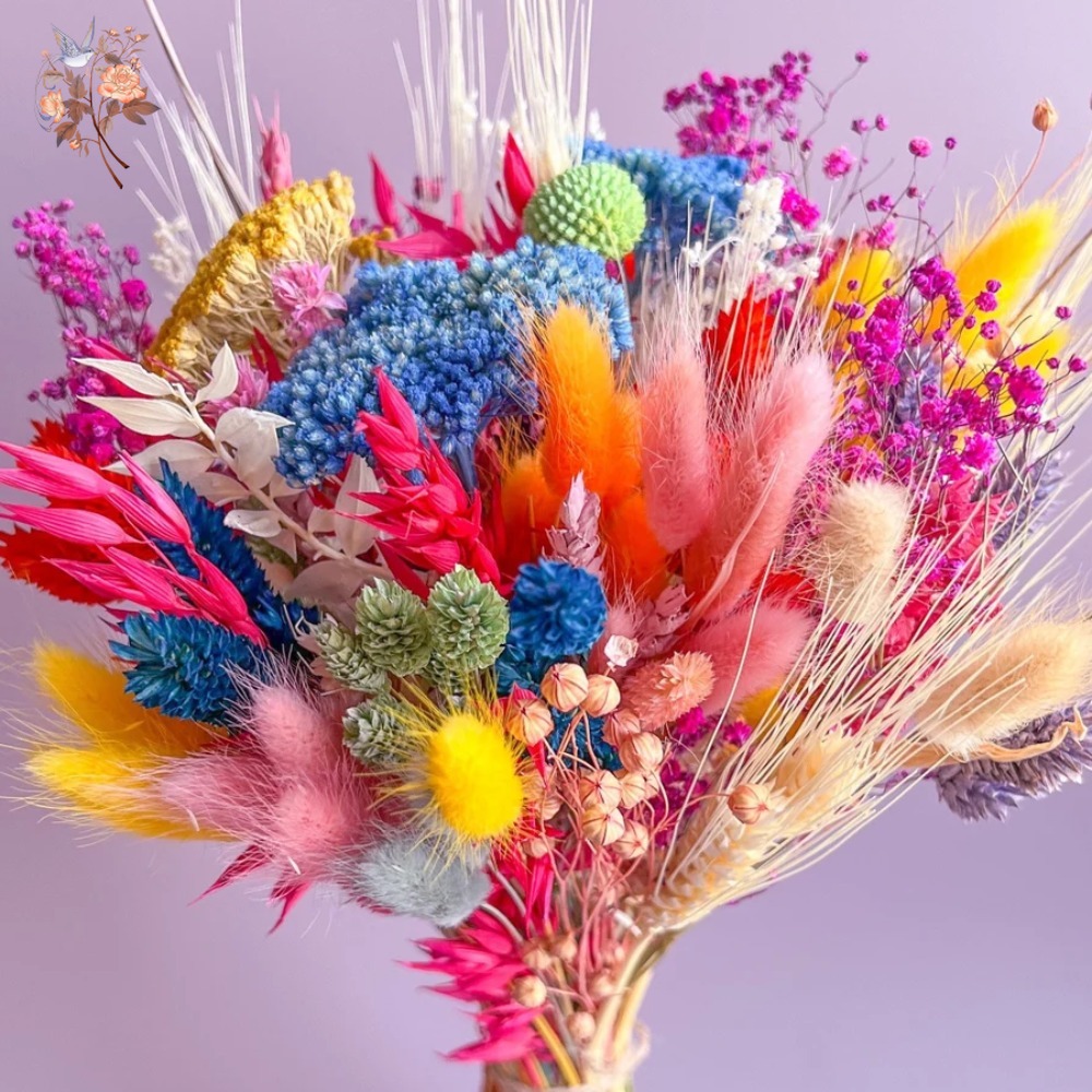 الزهور المجففة الملونة باقة ال - مراجعة Dried Flower Bulk وسعره