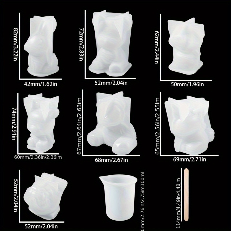 مجموعة قوالب مصنوعة من الراتنج - مراجعة Resin Jewelry Kit وسعره