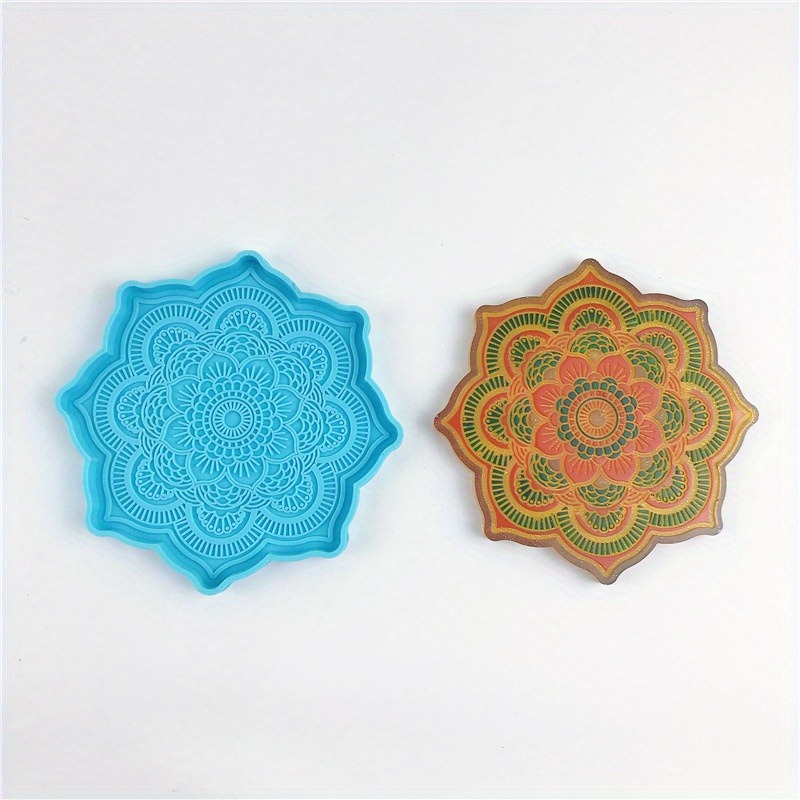 ماندالا كوستر قالب من السيليكو - مراجعة Resin Craft Ideas وسعره